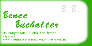 bence buchalter business card